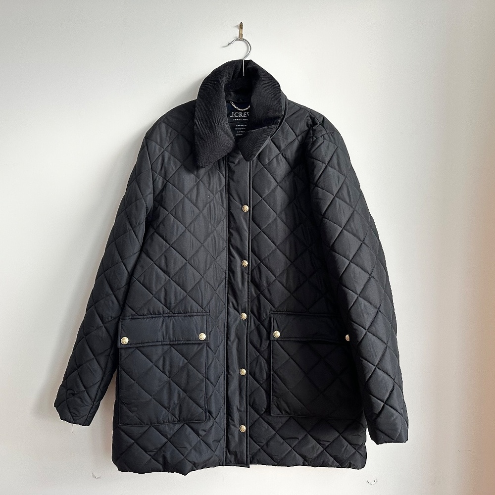 J Crew Women's Heritage quilted Barn Jacket™ with PrimaLoft®